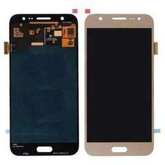 Дисплей Samsung J500H / DS Galaxy J5 модуль в зборі з тачскріном, золотистий, Original, без рамки