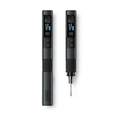 Паяльник FNIRSI HS-02B, сумісний з жалами C245, підтримка PD3.0/QC2.0/DC9-24V/100W, до 450&deg;C