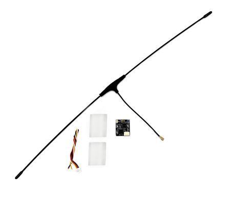 Приемник управления ELRS 433MHz BAYCK ESP32C3+LR1121+ T-антенна 30.5х10cм, для FPV дронов