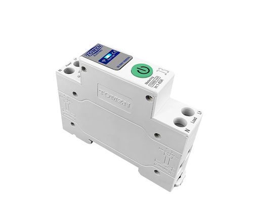 Автомат розумний 63A TOMZN TOB9S-VAP 1P+N WiFi, на DIN-рейку, керування, Tuya SmartLife Ga Alexa