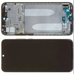 Дисплей Xiaomi Mi A3 модуль в зборі з тачскріном, чорний, з рамкою, Original (пер. скло), Original, з рамкою