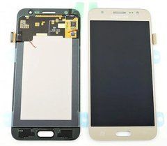 Дисплей Samsung J500H / DS Galaxy J5 модуль в зборі з тачскріном, білий, Original, без рамки