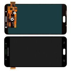 Дисплей Samsung J710 Galaxy J7 (2016) модуль в зборі з тачскріном, чорний, TFT, High Copy, без рамки