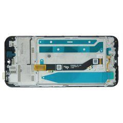 Дисплей Tecno Spark 8P модуль в сборе с тачскрином и рамкой, черный, High Copy, с рамкой