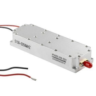 Усилительный модуль для систем РЕБ Anti Drone 5.2G, 50W, (5150-5350MHz), SMA, без циркулятора