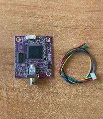Медиаконвертер RX UART+видео SD в оптоволокно 20км, FC/UPC, одномодовый, 5-28V для FPV терминалов
