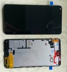 Microsoft (Nokia) Lumia 640 дисплей в зборі з тачскріном модуль з рамкою чорний, з рамкою