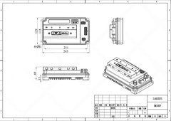 Контролер BLDC VOTOL EM150SP V3.0 72V 150A для моторів з датчиками Холла, електротранспорту та робототехніки