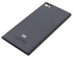 Задня кришка для смартфону Xiaomi Mi3 чорна TD-SCDMA