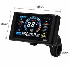 Дисплей SW966 LCD 24V/36V/48V, Waterproof, UART2, для електровелосипеда, електросамоката