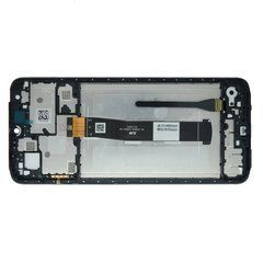 Дисплей Xiaomi Redmi 12C, модуль в сборе с тачскрином и рамкой, черный, High Copy, без рамки