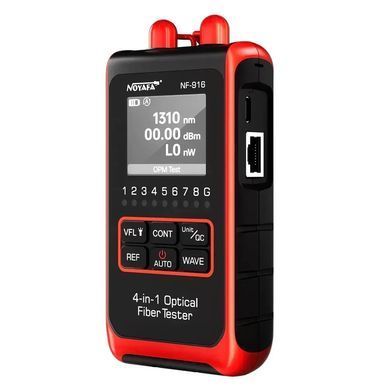 Мультитестер оптичний Noyafa NF-916 OPM VFL RJ45, візуальний локатор пошкоджень, вимірювач потужності