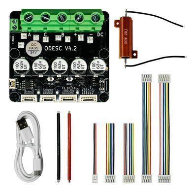 Контроллер SEQURE ODESC V4.2 Single BLDC FOC 8&ndash;24V, для робототехники и двигателей с датчиками Холла
