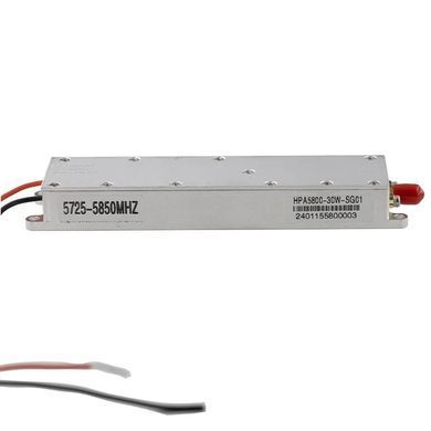 Усилительный модуль для систем РЕБ Anti Drone 5.8G, 30W, (5720-5860MHz), SMA