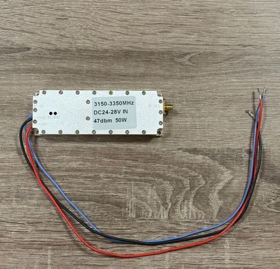 Підсилювальний модуль РЕБ GaN Anti Drone YNX-3.3G, 50W (3150-3350MHz), з циркулятором, на GaN транзисторі
