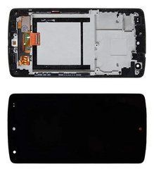 LG Nexus 5 D820 D821 D822 дисплей в зборі з тачскріном модуль з рамкою чорний, з рамкою