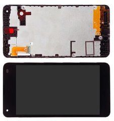 Nokia Lumia 550 дисплей в зборі з тачскріном модуль з рамкою чорний, з рамкою