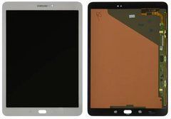Дисплейний модуль для планшета Samsung T810, T815 Galaxy Tab S2 в зборі з тачскріном, білий, без рамки