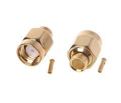 Конектор RP-SMA-Male to RG402, під пайку, для коаксіального кабеля