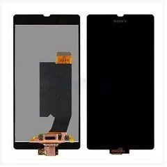 Оригінальний Дисплей Sony Xperia Z C6602 L36h, C6603 L36i, C6606 L36a, чорний, Original, без рамки