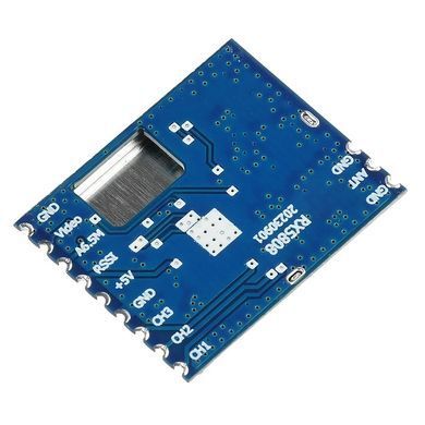 Відеоприймач VRX 5.8GHz RX5808 без аудіо, SPI, чутливість -90dBm, 4.8&ndash;6.0GHz, модуль для FPV систем, з RSSI