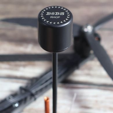 Антена 3-3.5G RHCP PeakFPV PK3035 153mm 4dBi, SMA-Male прямий, чорна, для FPV дронів