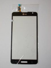 Сенсорний екран для смартфону LG D680, D682 G Pro Lite, тачскрін чорний, High Copy, без рамки