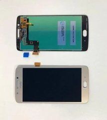 Дисплей Motorola Moto G5s Plus XT1803, XT1805 Dual SIM модуль в сборе с тачскрином, золотой, High Copy, без рамки