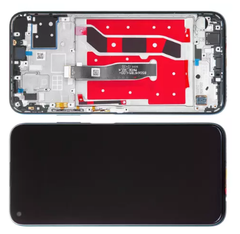 Дисплей Huawei P40 Lite модуль в сборе с тачскрином, зеленый, с рамкой, Original PRC, Original PRC, с рамкой