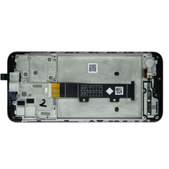 Дисплей Motorola Moto G20 XT2128 модуль в сборе с тачскрином и рамкой, черный, Original PRC, Original PRC, с рамкой