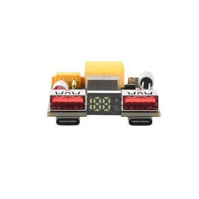 Модуль зарядний двонаправлений 2-7S 100W PD для Li-ion LiFePO4, XT30/XT60, 2xUSB + Type-C, в корпусі