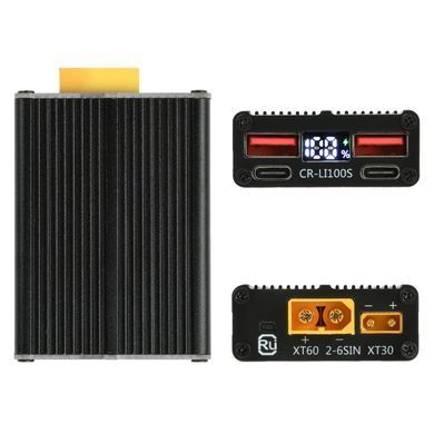 Модуль зарядний двонаправлений 2-7S 100W PD для Li-ion LiFePO4, XT30/XT60, 2xUSB + Type-C, в корпусі