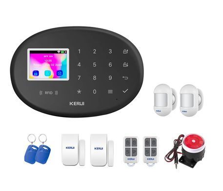 Сигнализация KERUI W202 WiFi GSM KIT2, Tuya Smart, охранная система для дома с датчиками