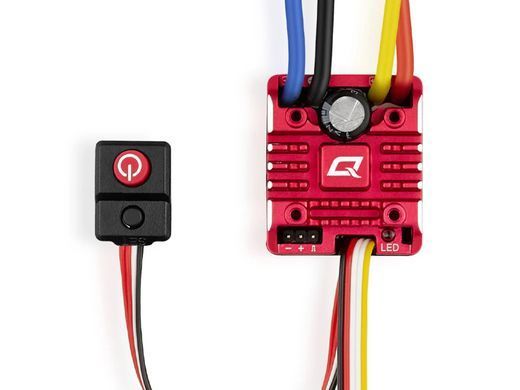 Регулятор двигателя ESC 80A Hobbywing QuicRun WP 1080 G2 2-3S, T-Plug, для RC-моделей, водостойкий