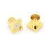 Коннектор MCX-Female 4-Foot под пайку, для крепления на платы, &Oslash;4.5 мм, монтаж 6&times;6 мм