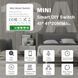 Выключатель умный реле Tuya WiFi, 16A, в подрозетник, 1 канал, для света, автоматизации, Smart Life