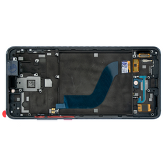 Дисплей Xiaomi Mi 9T модуль в зборі з тачскріном, з рамкою, чорний, OLED, High Copy, з рамкою