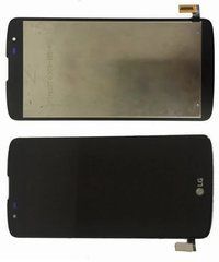 LG K8 LTE K350e дисплей в зборі з тачскріном модуль чорний, без рамки