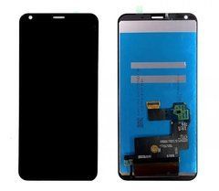 Дисплей LG M700, M700N, M700A, M700DSK, M700AN Q6 модуль в зборі з тачскріном, чорний, High Copy, без рамки