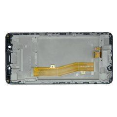 Дисплей TECNO POP 3 модуль в сборе с тачскрином и рамкой, черный, High Copy, с рамкой