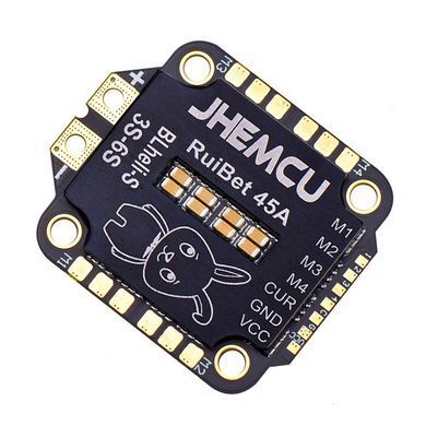 Регулятор моторів ESC 45A JHEMCU RuiBet 4в1 3-6S Lipo, для FPV дронів