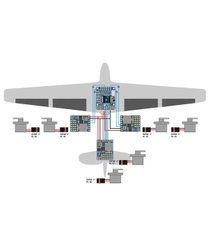 Контролер розведення живлення MATEK Servo PDB SVPDB-8S, 4A BEC 5.5-36V TO 5-8.2V, для сервоприводів