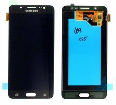 Дисплей Samsung J510 Galaxy J5 (2016) модуль в зборі з тачскріном, чорний, Original, без рамки