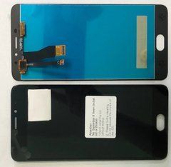 Дисплей Meizu M5 Note модуль в зборі з тачскріном, чорний, з рамкою, з рамкою