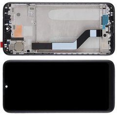 Дисплей Xiaomi Redmi Note 7 модуль в зборі з тачскріном і рамкою, Original PRC, чорний, Original PRC, з рамкою