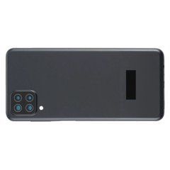 Задняя крышка для телефона со стеклом камеры Samsung A125 Galaxy A12, Original PRC, черная, Original PRC