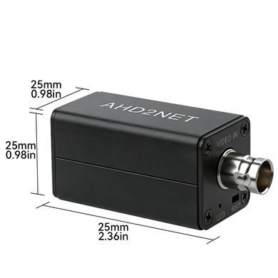 Відеоконвертер AHD/TVI/CVI/CVBS &rarr; IP 1080P, ONVIF, RJ45, без PoE, для аналогових камер