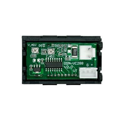 Вольтметр-амперметр цифровий DC 0&ndash;100V 10A, LED дисплей, вимірювач напруги та струму DIY електроніки