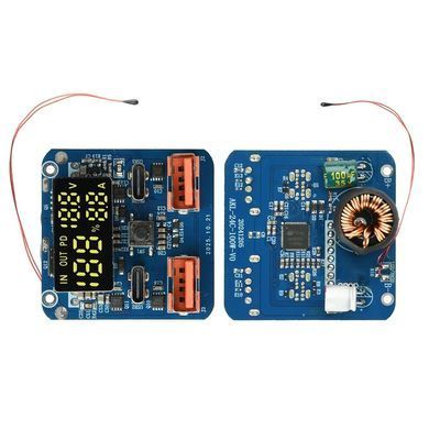 Модуль зарядний 100W Type-C PD для АКБ LiFePO4 4S 14.6V, заряд-розряд, Buck-Boost, Fast Charge