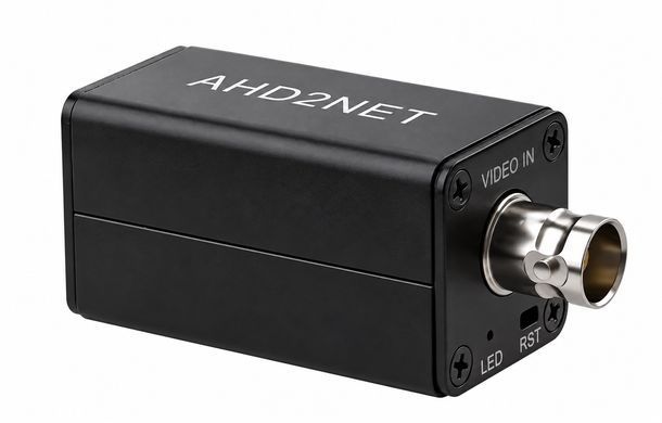 Відеоконвертер AHD/TVI/CVI/CVBS &rarr; IP 1080P, ONVIF, RJ45, без PoE, для аналогових камер